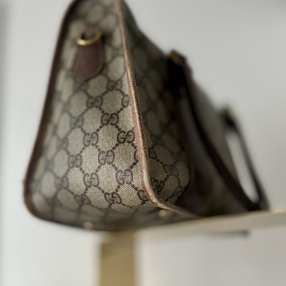 OFFERS!! Vintage Gucci Project Bag ! Gucci Top Handle Mini Boston Bag Beater - Picture 12 of 16